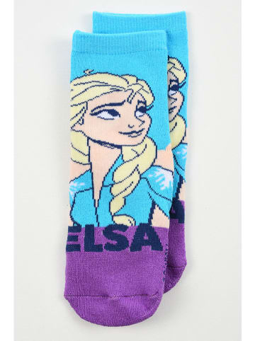 FROZEN Socken "Frozen" in Hellblau/ Lila