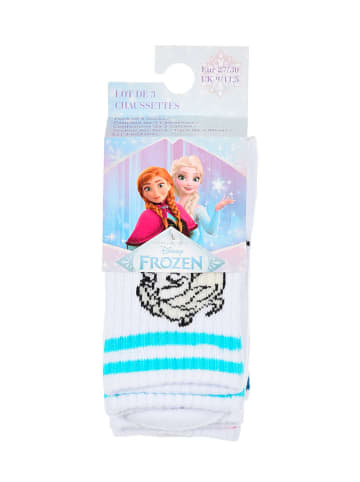 FROZEN 3-delige set: sokken "Frozen" wit