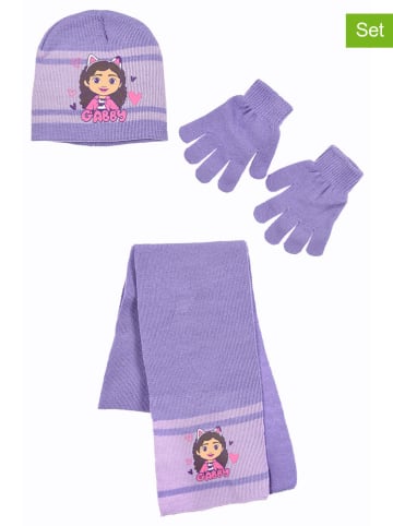 Gabby's Dollhouse 3tlg. Winteraccessoires-Set "Gabby´s Dollhouse" in Lila