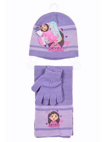 Gabby's Dollhouse 3-delige winteraccessoiresset "Gabby´s Dollhouse" paars