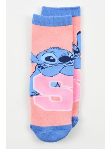 Lilo & Stitch Socken "Lilo & Stitch" in Rosa/ Blau