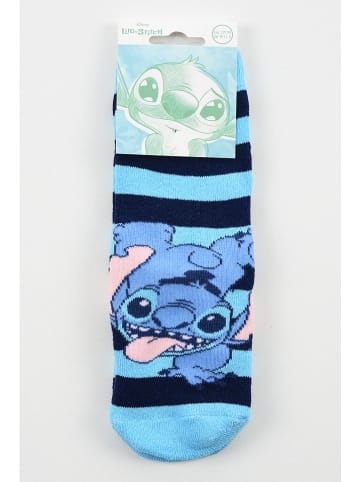Lilo & Stitch Socken "Lilo & Stitch" in Hellblau/ Dunkelblau