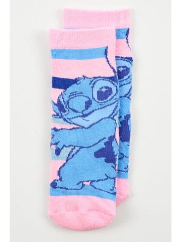 Lilo & Stitch Socken "Lilo & Stitch" in Rosa/ Blau