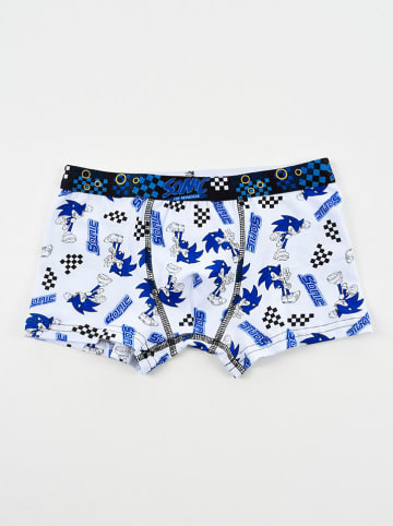 Sonic 2er-Set: Boxershorts "Sonic" in Blau/ Weiß