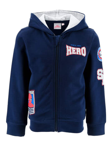 Spiderman Sweatvest "Spiderman" donkerblauw
