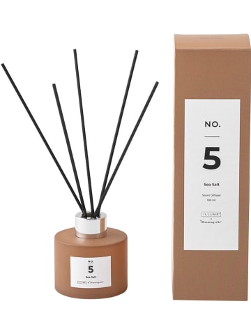 Bloomingville Geurstokjes "NO.5-Sea Salt" bruin - 100 ml