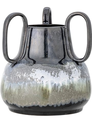 Bloomingville Vaas "Selim" zwart - (H)20 x Ø 18 cm