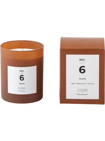 Bloomingville Duftkerze "NO.6-Sequoia" in Braun - 210 g