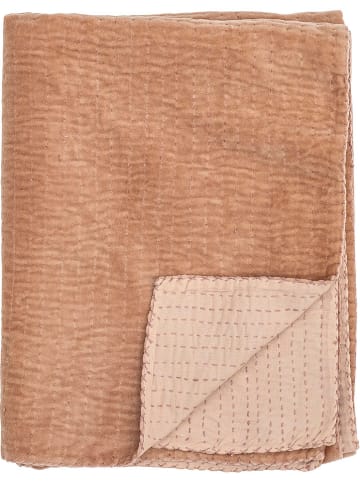 Bloomingville Plaid "Gamma" in Rosa - (L)150 x (B)130 cm