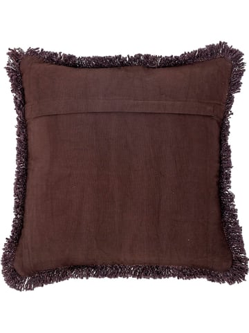 Bloomingville Kissen "Delva" in Lila - (L)45 x (B)45 cm