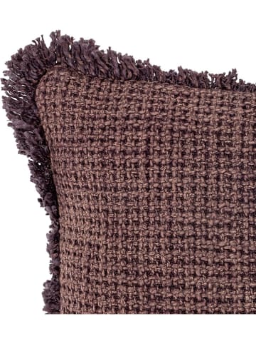 Bloomingville Kissen "Delva" in Lila - (L)45 x (B)45 cm