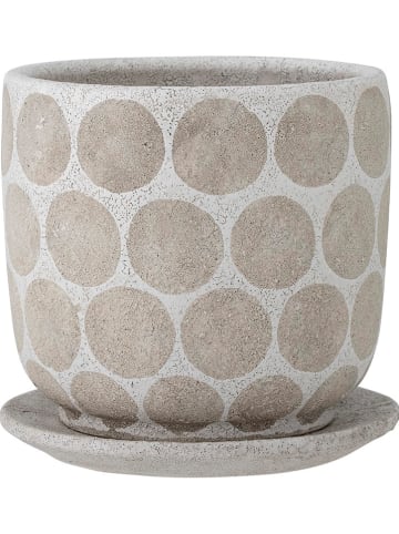 Bloomingville Bloempot "Felan" beige - (H)18 x Ø 19 cm