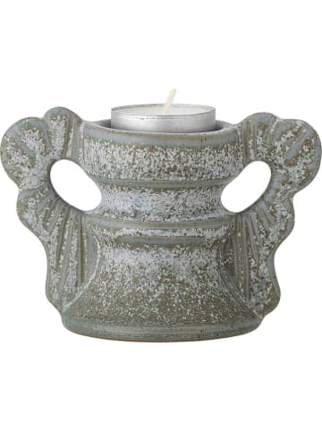Bloomingville Kaarshouder "Hewa" lichtblauw - (B)11,5 x (H)8 cm