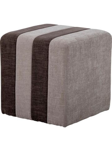 Bloomingville Poef "Flint" bruin - (B)45 x (H)45 cm