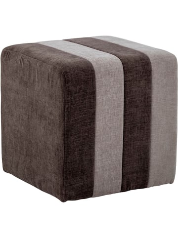 Bloomingville Pouf "Flint" in Braun - (B)45 x (H)45 cm