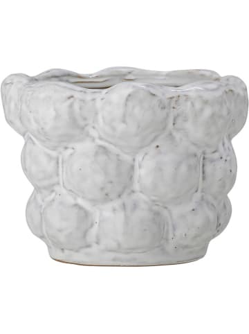 Bloomingville Bloempot "Dieter" wit - (H)12 x Ø 16 cm