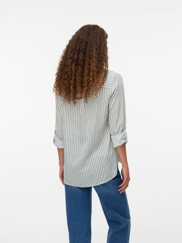 Vero Moda Blouse wit/groen