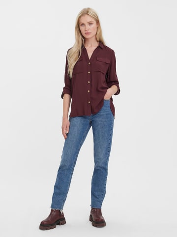 Vero Moda Koszula w kolorze brązowym