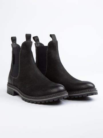 PAUL VESTERBRO Leren chelseaboots zwart