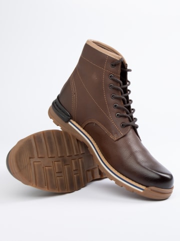 PAUL VESTERBRO Leder-Boots in Braun