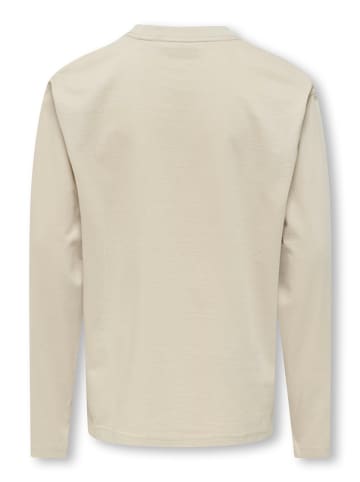 Only&Sons Longsleeve "Fred" beige