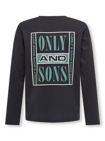 ONLY & SONS Junior Koszulka "Isaac" w kolorze czarnym