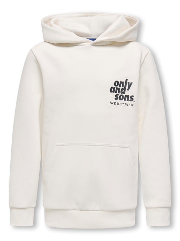 ONLY & SONS Junior Hoodie "Hudson" in Creme