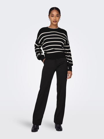 ONLY Pullover in Schwarz/ Weiß
