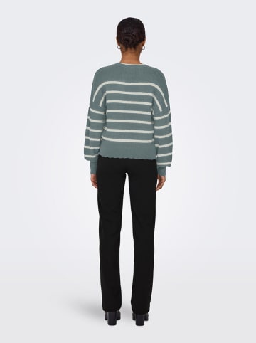 ONLY Sweter w kolorze niebiesko-białym