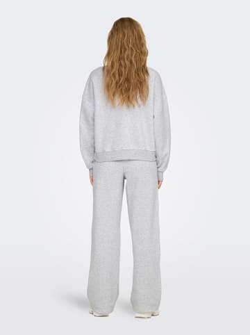 ONLY Sweatshirt in Hellgrau