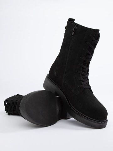 JOLANA & FENENA Leren boots zwart