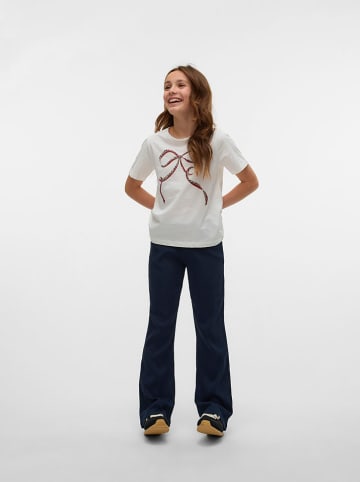 Vero Moda Girl Koszulka "Kelly" w kolorze kremowym