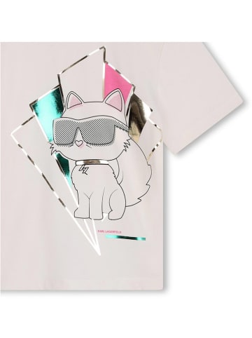 Karl Lagerfeld Kids Koszulka w kolorze białym