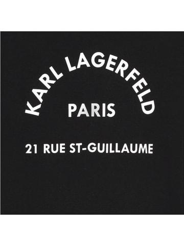 Karl Lagerfeld Kids Sukienka dresowa w kolorze czarnym