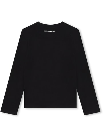 Karl Lagerfeld Kids Longsleeve in Schwarz
