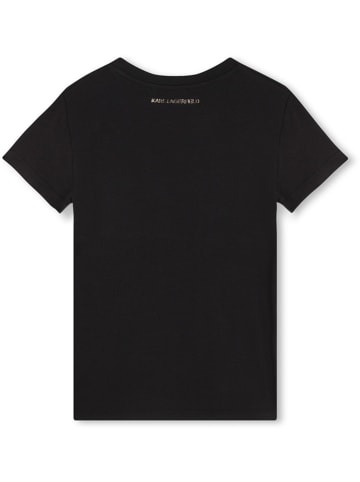 Karl Lagerfeld Kids Shirt zwart
