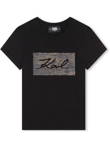 Karl Lagerfeld Kids Shirt zwart
