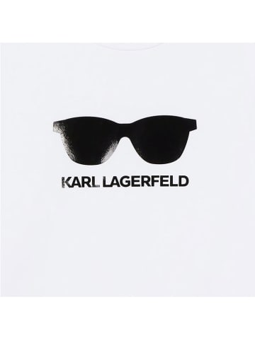 Karl Lagerfeld Kids Koszulka w kolorze białym