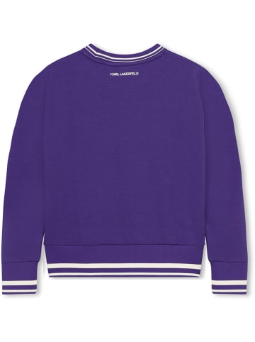 Karl Lagerfeld Kids Sweatshirt in Lila