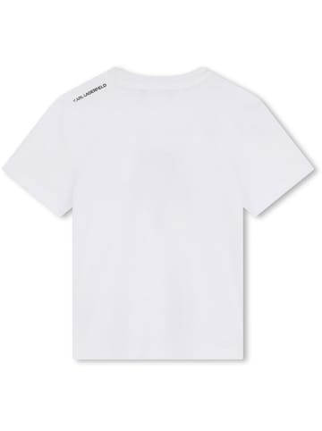 Karl Lagerfeld Kids Koszulka w kolorze białym