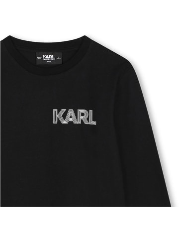 Karl Lagerfeld Kids Longsleeve in Schwarz