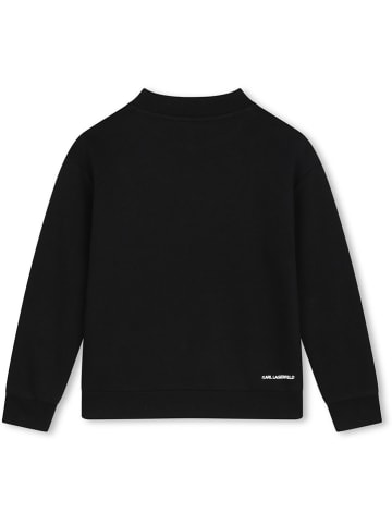 Karl Lagerfeld Kids Bluza w kolorze czarnym
