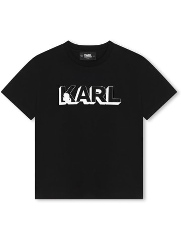 Karl Lagerfeld Kids Shirt zwart