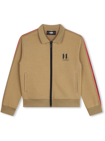 Karl Lagerfeld Kids Bluza w kolorze jasnobrązowym