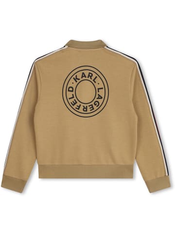 Karl Lagerfeld Kids Bluza w kolorze jasnobrązowym