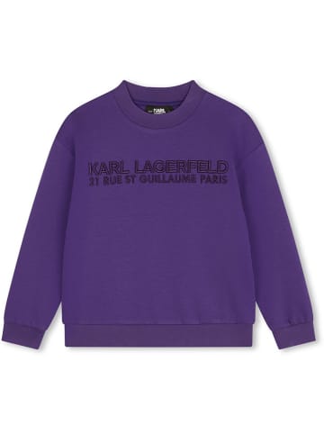 Karl Lagerfeld Kids Sweatshirt in Lila