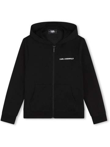 Karl Lagerfeld Kids Sweatjacke in Schwarz
