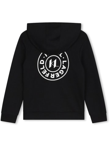Karl Lagerfeld Kids Sweatjacke in Schwarz