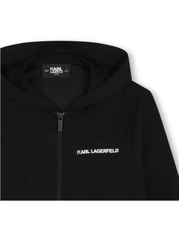 Karl Lagerfeld Kids Sweatjacke in Schwarz