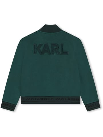 Karl Lagerfeld Kids Bluza w kolorze morskim